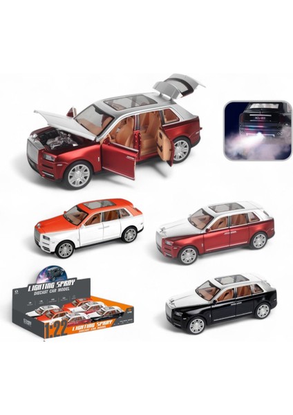 Kutulu Çek Bırak 1:22 Sesli ve Işıklı Metal Model Araba Kırmızı fiyatları
