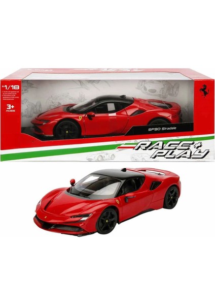 1:18 Ferrari SF90 Stradale Metal Model Araba
