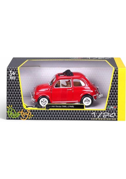 Fiat 500L 168 Kırmızı 1:24 Die-Cast