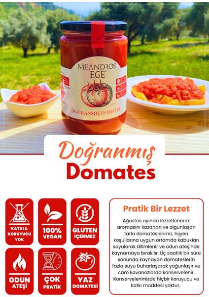 Doğranmış Domates (Yaz Domatesi) 960 gr
