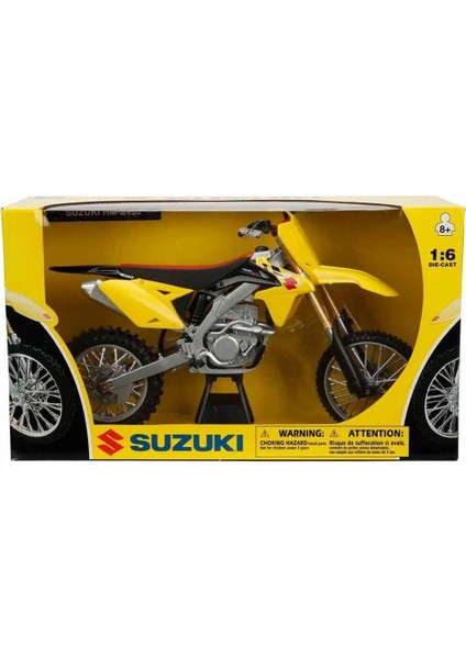 1:6 Suzuki RM-Z450 Model Motosiklet Die-Cast