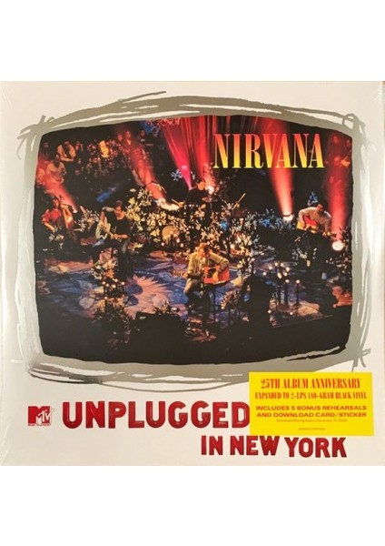 Nirvana Mtv Unplugged In New York Double Lp Plak
