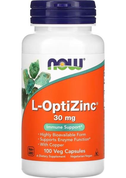 L-Optizinc 30 mg 100 Veggie Capsules