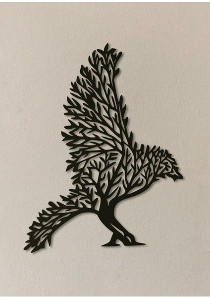 Tree Bird Ağaç Kuş Metal Duvar Tablosu