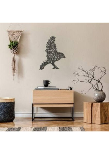 Tree Bird Ağaç Kuş Metal Duvar Tablosu