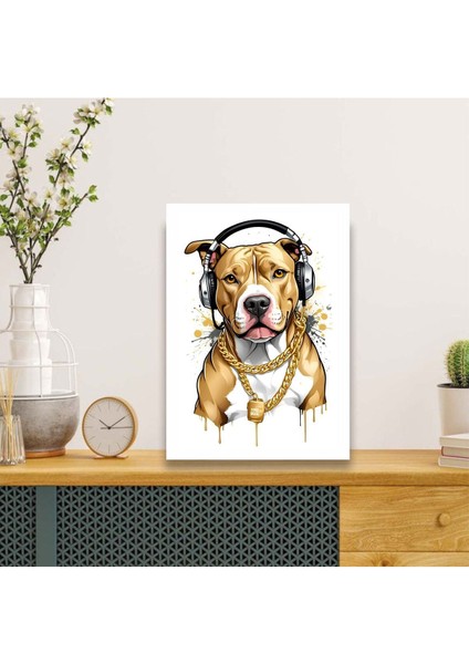 Baskılı Duvar Posteri 25X17CM 3mm Foreks Dekota Pıtbull fiyatları