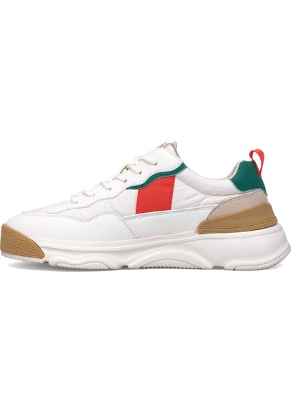 152-18215 Erkek Klasik Sneaker Beyaz