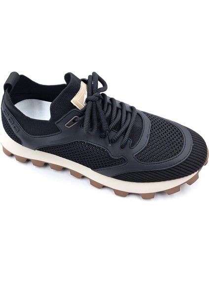 M21326 Hafif Tasarım Siyah Erkek Yazlık Fileli Triko Sneaker Spor Aayakabı indirimleri