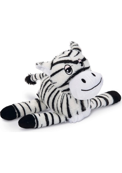 Köpek Oyuncağı, Sesli, Zebra, Peluş, Siyah/beyaz, 25x17x10cm Nrmsa