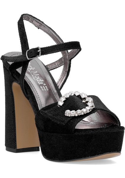 Elit PM08 K2051-1T Kadın Platform Ayakkabı Siyah