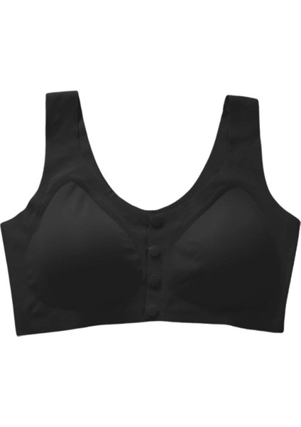 Hafif Dikişsiz Hiç Yok Hissi Veren Estetik Zarif Hayalet Sütyen Siyah fırsatları