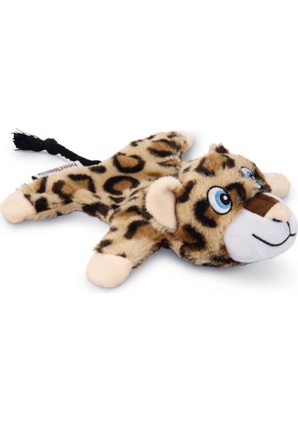 Köpek Oyuncağı, Sesli, Kaplan, Peluş, Kahverengi, 18x19x8cm Nrmsa
