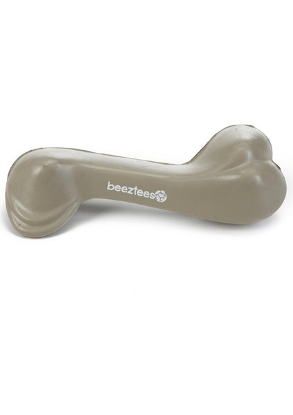 Köpek Oyuncağı, İçi Dolu Kemik, Kauçuk, Bej, 14cm Nrmsa