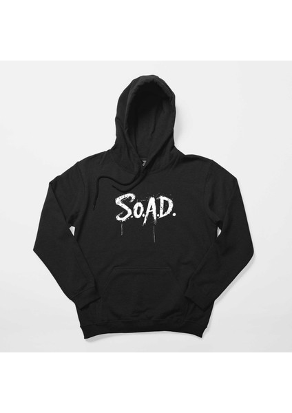 System Of A Down S.o.a.d Siyah Kapşonlu Sweatshirt Hoodie