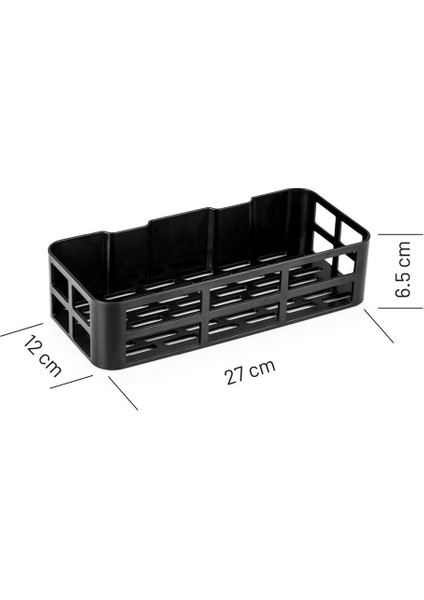 Mithra Life 2 Adet Düzenleyici Yapışkanlı Banyo Organizer Duş Rafı MIT1146