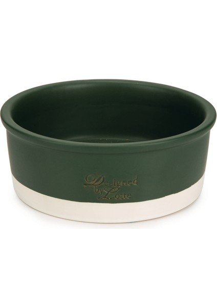 Dbl Köpek Mama Su Kabı, Seramik, Mat Yeşil, 20cm, 700ml Nrmsa