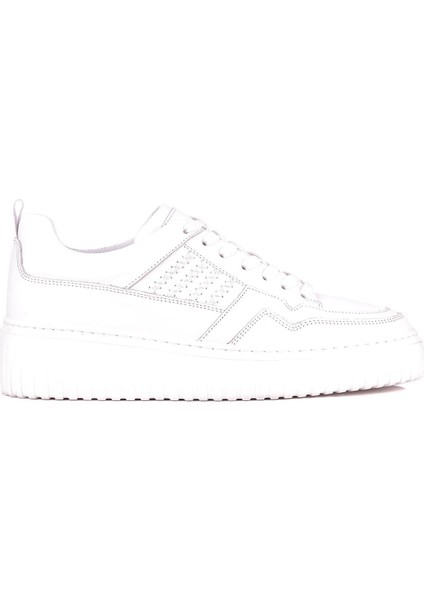 - Beyaz Hakiki Deri Bağcıklı Erkek Sneaker 115-K502 fiyatları