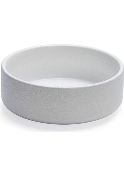 Dbl Köpek Mama Su Kabı, Seramik, Mat Beyaz, 16cm, 800ml Nrmsa