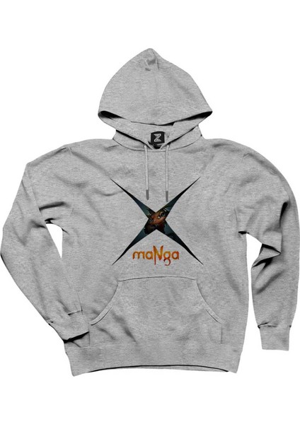 Manga 1000 Parça Gri Kapşonlu Sweatshirt Hoodie