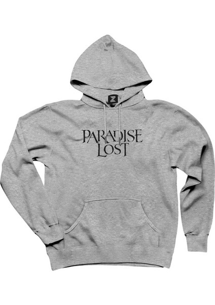 Paradise Lost Gri Kapşonlu Sweatshirt Hoodie