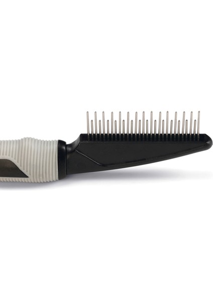 Tüy Dökme Dönemi Köpek Tarağı, S, Siyah Gri, 21CM, 21X5,5X3CM Nrmsa modelleri