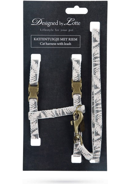 Dbl Kedi Göğüs Tasması ve Gezdirme Kayışı, 130CM, Bej, 27-45CM Nrmsa fiyatları