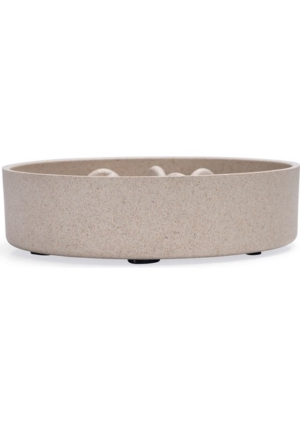 Dbl Köpek Yavaş Besleme Mama Kabı, Bambu, Bej, 17CM, 800ML Zrnet fırsatları