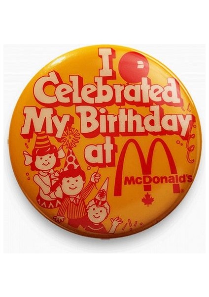 Rozet Metal Sarkastik Stil Celebrated Birthday