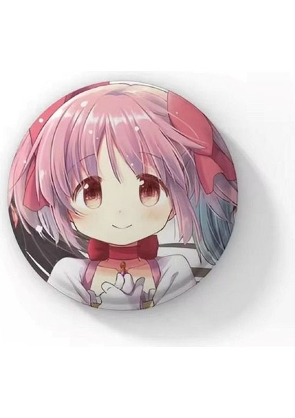 Puella Magi Madoka Magica Anime Buton Rozet 44 mm
