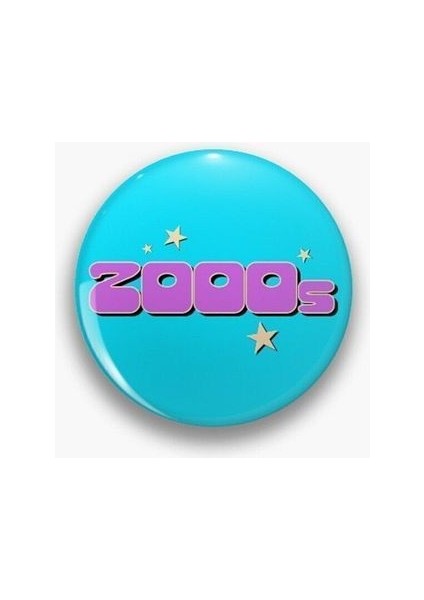 2000S Yazılı 2000LER Temalı Rozet