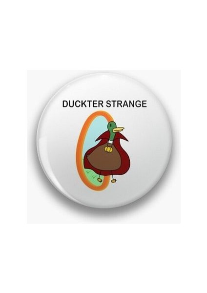 Duckter Strange Yazılı Doctor Strange Marvel Sarkastik Rozet