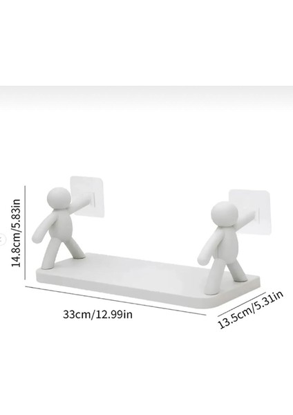 Insan Figürlü Çok Amaçlı Duvar Rafı fiyatları