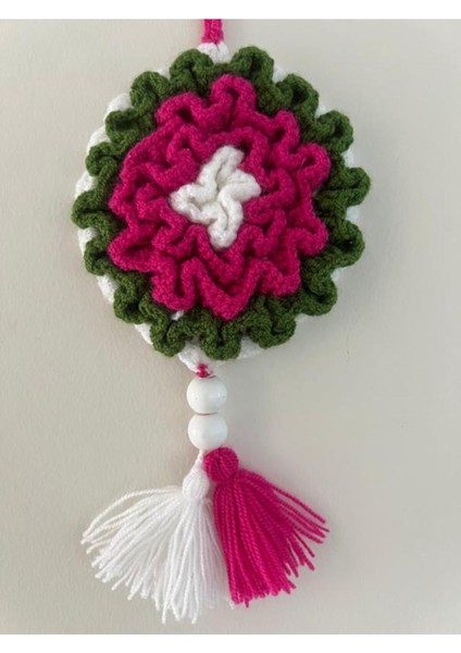 Yeşil Bembe Beyaz Renk Küçük Dekoratif Balkon Duvar Süsü EN:10CM BOY:20CM fiyatları