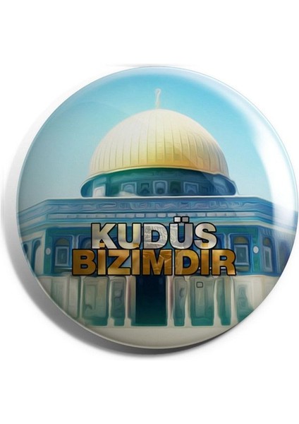 Kudüs Bizimdir Iğneli Çanta Rozeti