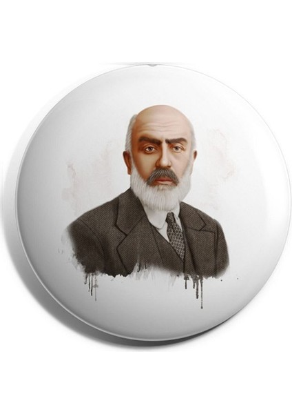 Mehmet Akif Ersoy Iğneli Çanta Rozeti