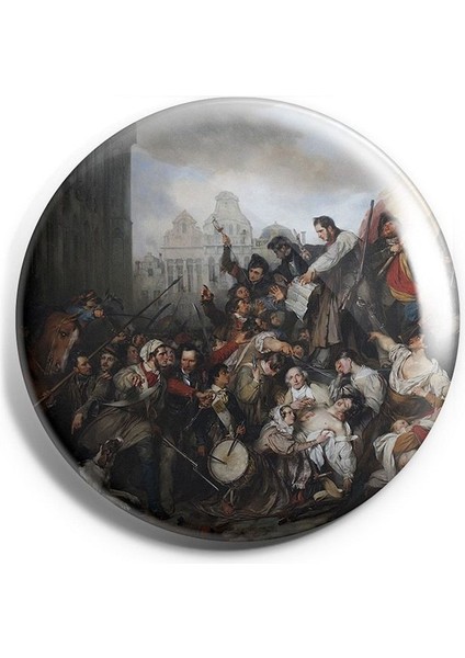 Avrupa Sokaklarında Isyan Iğneli Çanta Rozeti