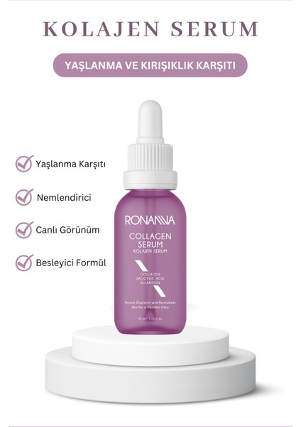 Kolajen Serum - Botox Etkili, Allantoin, Salisilik Asit, Hyalüronik Asit - 30ML