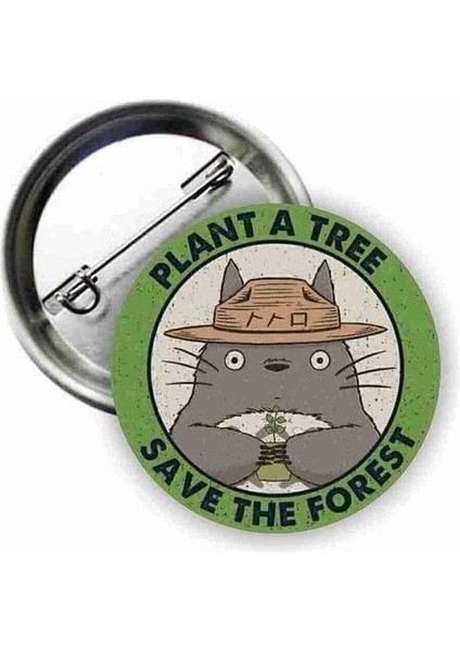Totoro Anime Buton Rozet
