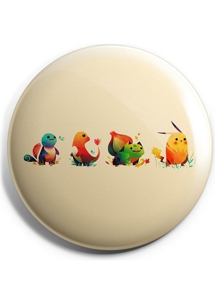 Pokemonlar Iğneli Çanta Rozeti