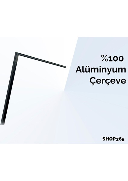 Yapraklar ve Şekiller Karışık Renkler Modern Tablo Çerçeveli P-000735