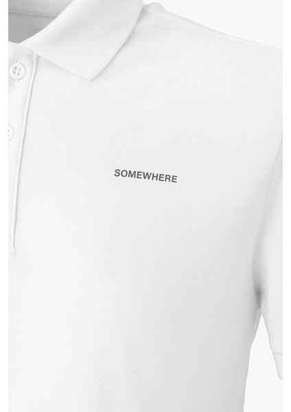 Polo Yaka Beyaz Erkek T-Shirt 2061 modelleri