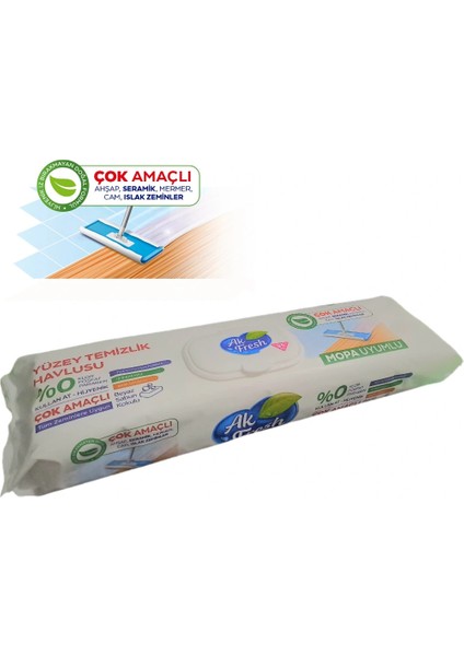 Beyaz Sabun Kokulu Mopa Uyumlu Çok Amaçlı Yüzey Temizlik Havlusu 85 Yaprak modelleri