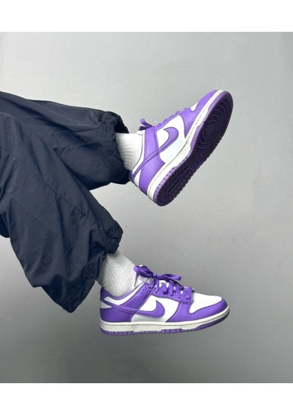 Dunk Low Next Nature Black Raspberry (Women's) Kadın Mor Deri Spor Ayakkabı DD1873