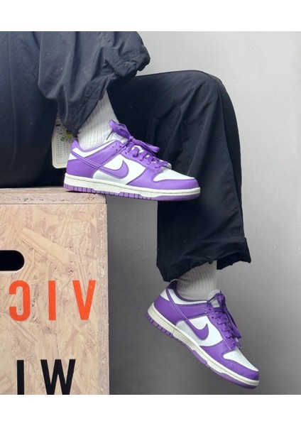 Dunk Low Next Nature Black Raspberry (Women's) Kadın Mor Deri Spor Ayakkabı DD1873