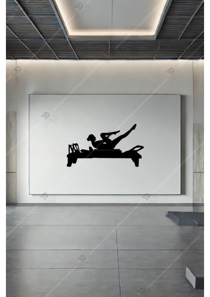 Reformer Pilates Aletli Pilates Temalı Ahşap Duvar Dekoru modelleri