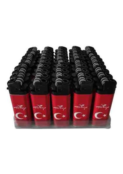 Büyük Boy Renkli Taşlı Çakmak Doldurulabilir
