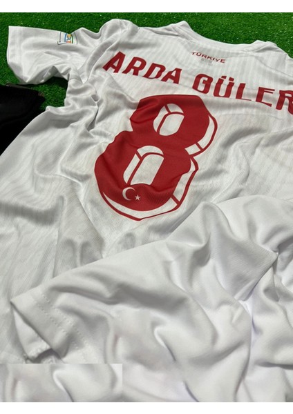 Türkiye 8 Numara Çocuk 4'lü Set Hediyeli Beyaz Milli Takım Forması