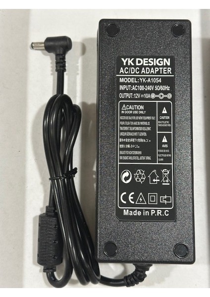 12 Volt 10 Amper Adaptör 12 Volt 10 Amper 5.5 mm 2.5 mm Adaptör