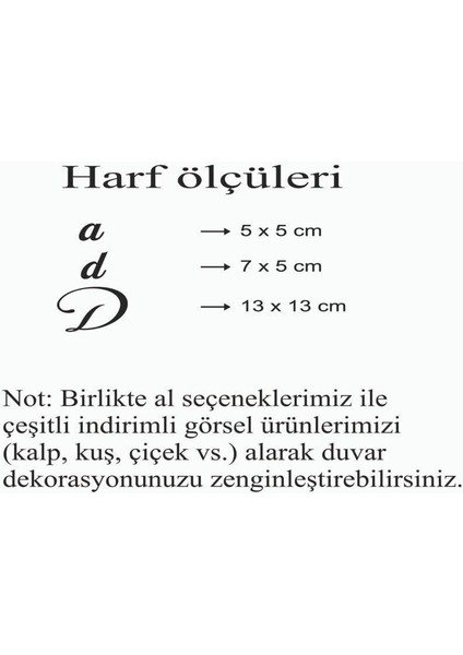 Kişiye Özel Siyah Ahşap Duvar Yazı, Ne Yazılacağına Siz Karar Verin (Her 50 Harf Için 1 Ürün )