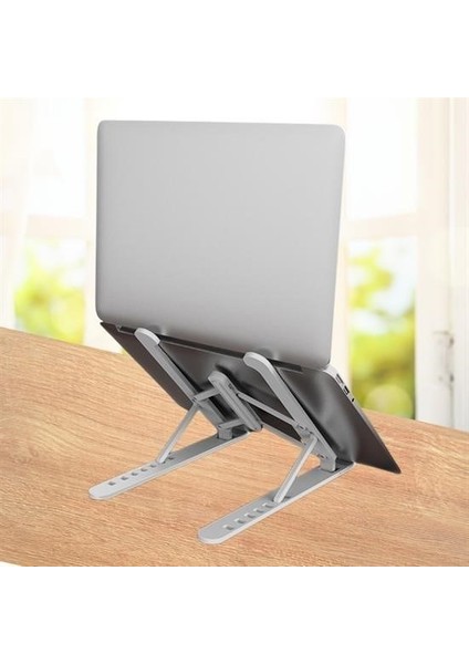 Pratikaı Ayarlanabilir ve Katlanabilir Laptop Yükseltici | Ergonomik ve Taşınabilir